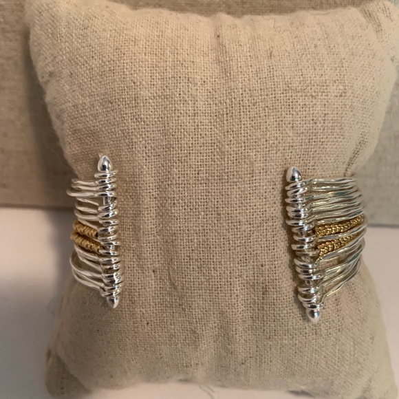 Stella & Dot Rhett Cuff Silver - Picture 2 of 7